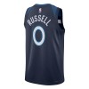 Dres Minnesota Timberwolves D Angelo Russell Nike 2022-23 Icon Edition Navy Swingman